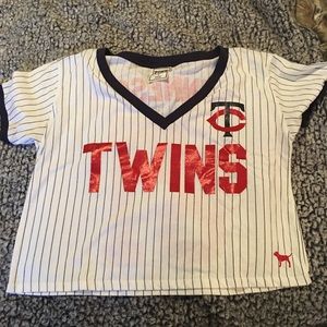 PINK Minnesota Twins crop top